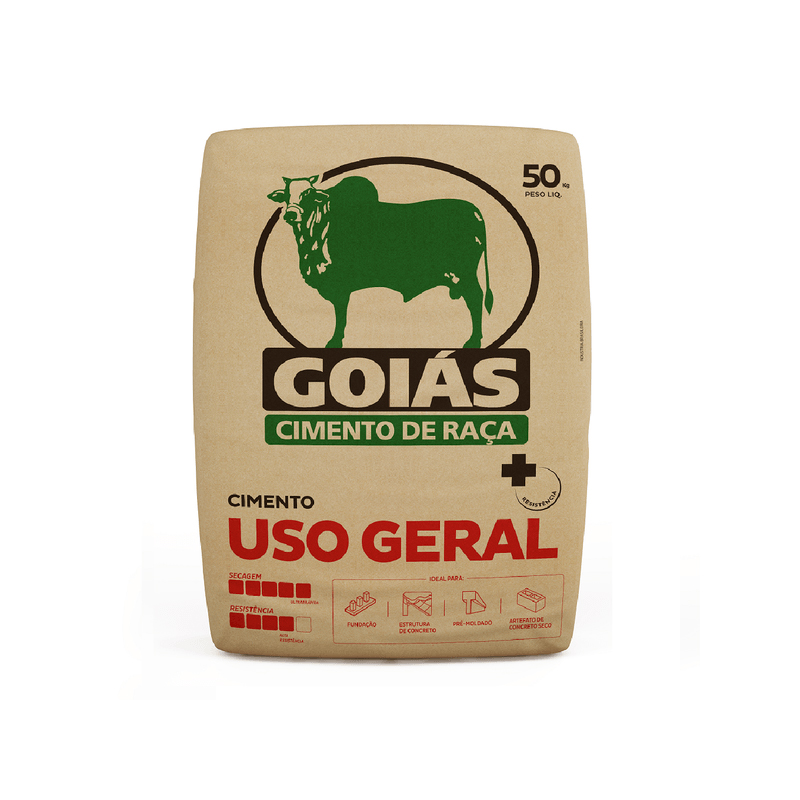 Cimento 50kg Uso Geral Cp2 F-32 Goiás