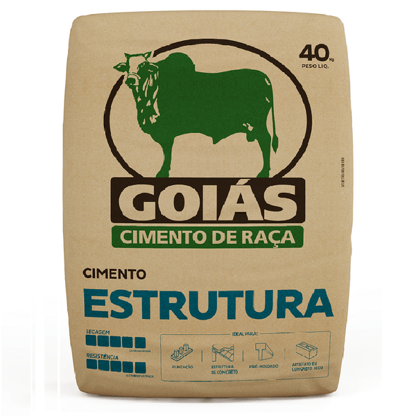 Cimento 40kg Estrutura Goiás