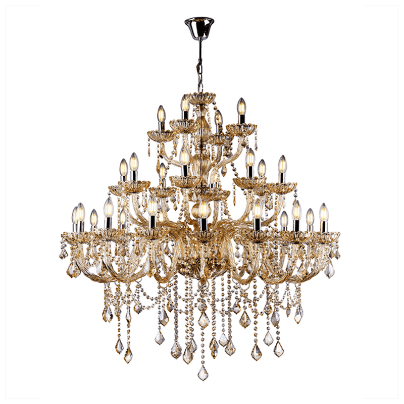 Lustre Nice 140x105cm 28 Lâmpadas E-14 Champagne Startec